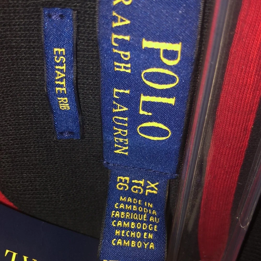 NWT Red Men Polo Ralph Lauren Long Sleeve 2024 collection